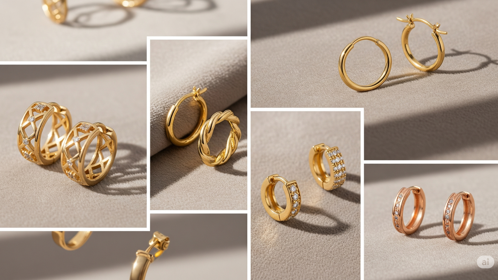Gold Hoop Earrings