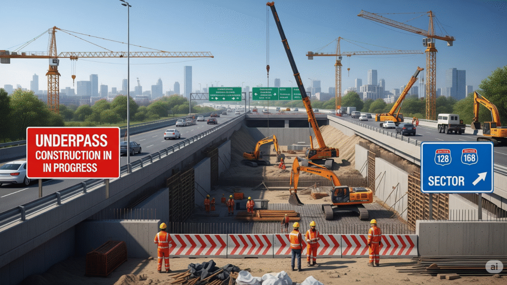 Noida-Greater Noida Expressway underpass update